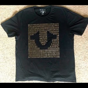 True Religion fake spike logo tee